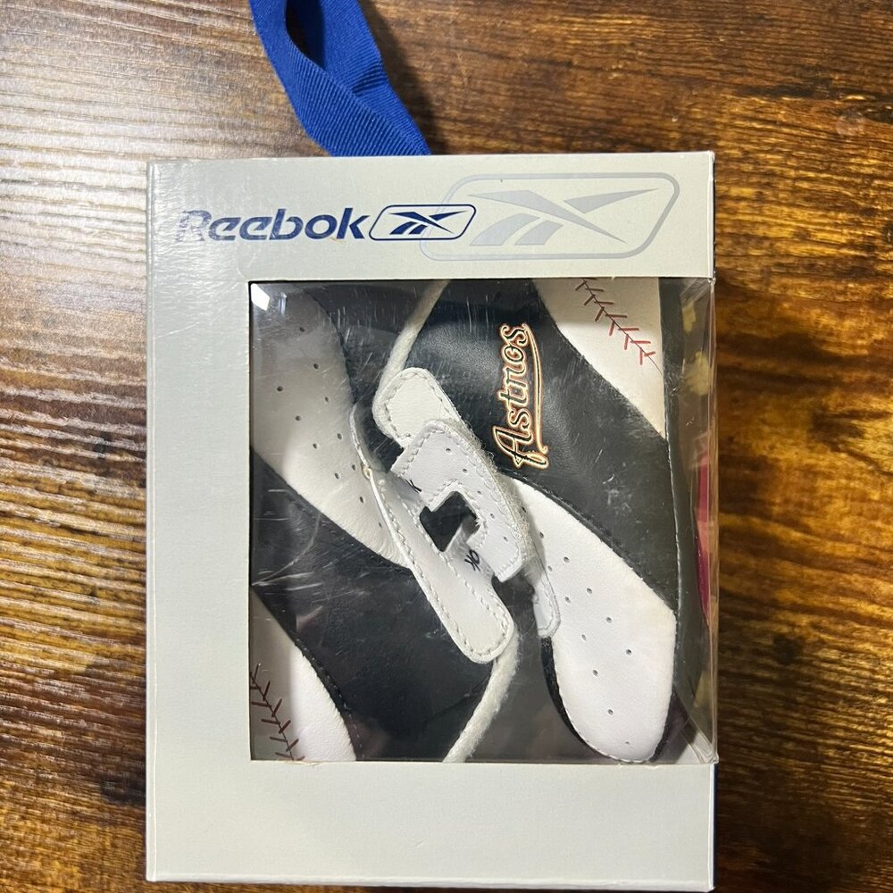 Reebok HOUSTON ASTROS Baby Shoes – Infant Size 2 – Pre-Walkers – Rare
